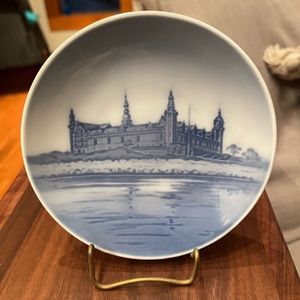Royal Copenhagen Mini Plate 4486,Kronborg Castle,Denmark(no Stand)